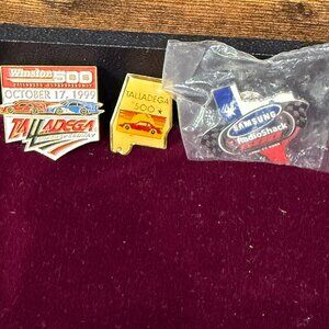 Talladega Nascar racing pins